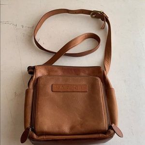 Brown leather Fossil purse